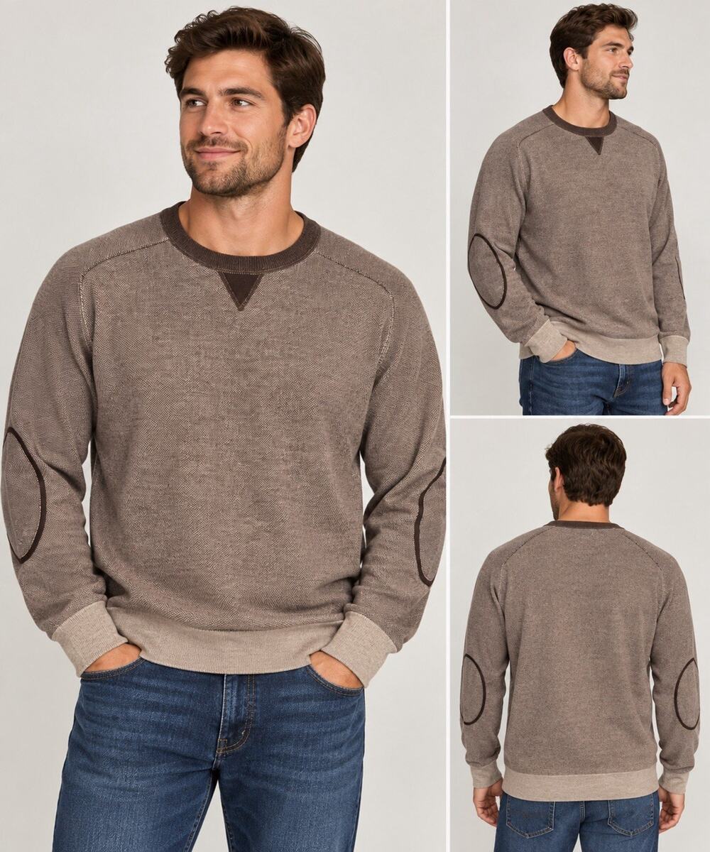 Peter Millar Men’s XL Extra Fine Italian Merino Wool Crewneck Sweater